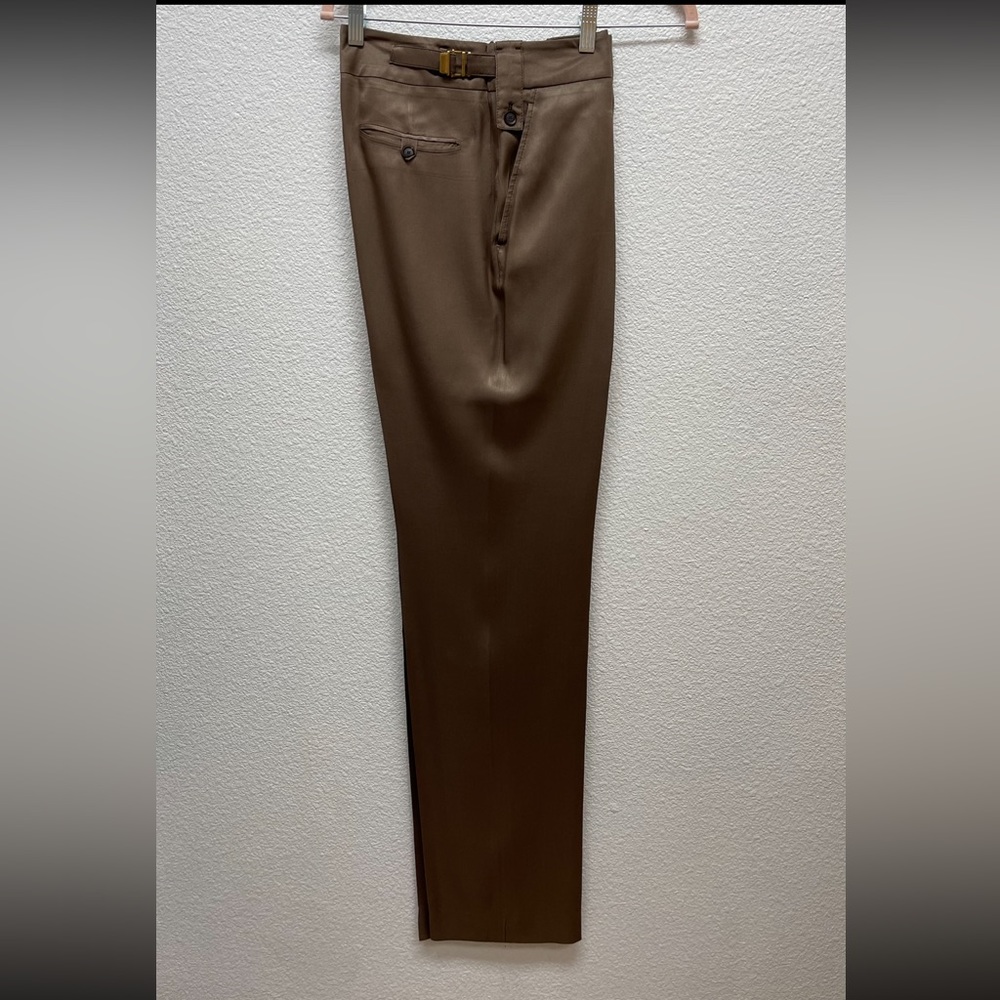 Authentic Gucci Silk Satin Trousers Sz 40